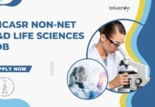 JNCASR Non-NET R&D Life Sciences Job