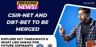 CSIR-NET and DBT-BET Merged