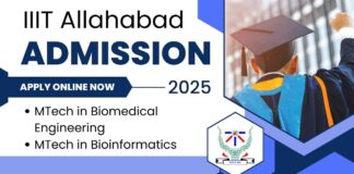 IIIT Allahabad MTech Admissions 2025
