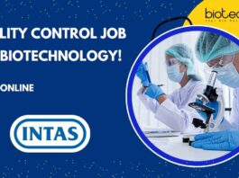 INTAS QC Job For Biotech