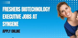 Syngene Freshers Biotech Job Openings