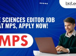 Life Sciences Editor Job at MPS, Apply Now!