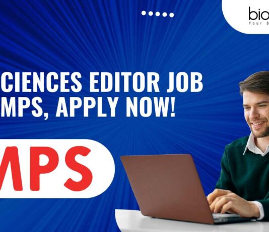 Life Sciences Editor Job at MPS, Apply Now!