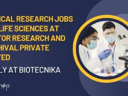 Clinical Research Jobs For Life Sciences at Hector Research and Archival Private Limited - Apply at Biotecnika