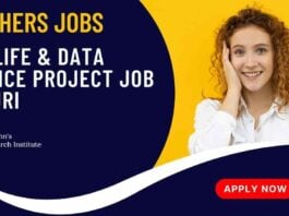 Freshers Life Science Project Job at SJRI