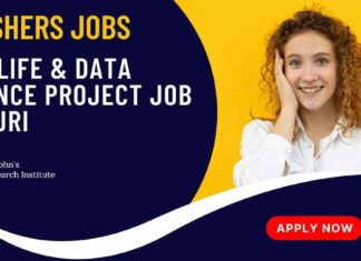 Freshers Life Science Project Job at SJRI