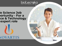 Life Science Job Opportunity - For a Science & Technology expert role