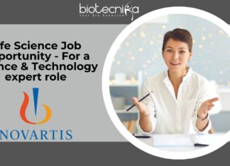 Life Science Job Opportunity - For a Science & Technology expert role