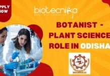 Botanist - Plant Science Role in Odisha