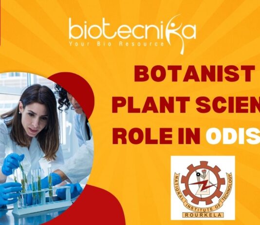 Botanist - Plant Science Role in Odisha