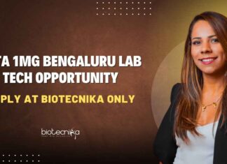 Tata 1mg Bengaluru Lab Tech Job
