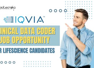 IQVIA Clinical Data Coder Job for Lifescience candidates - Apply!