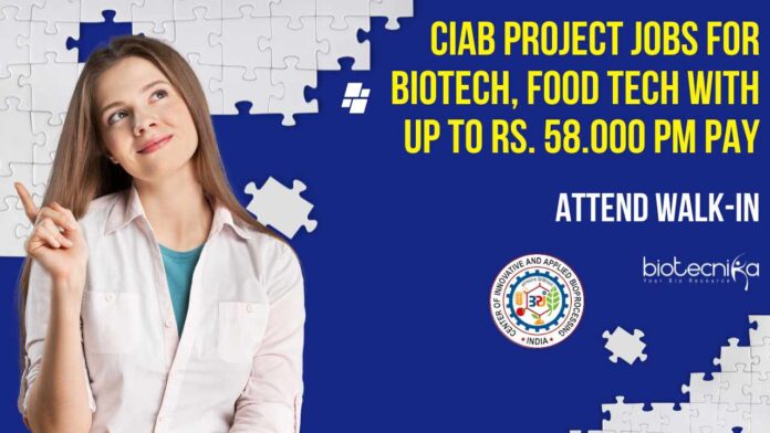 CIAB Project Jobs For Biotech