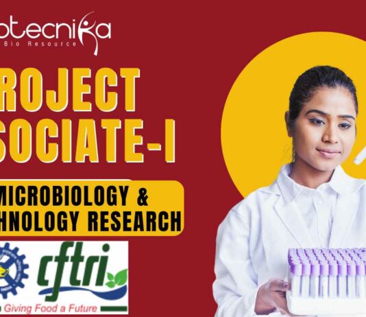 CSIR-CFTRI Mysuru is Hiring Project Associate-I (PAT-I)