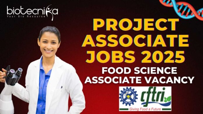 CSIR-CFTRI Project Associate Jobs 2025 – Apply Now!