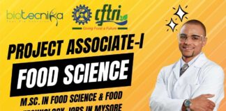 CSIR-CFTRI Project Associate Recruitment