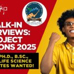 CSIR-IHBT Walk-in Interviews Project Positions 2025