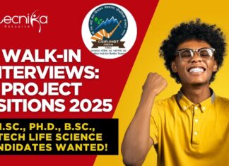 CSIR-IHBT Walk-in Interviews Project Positions 2025