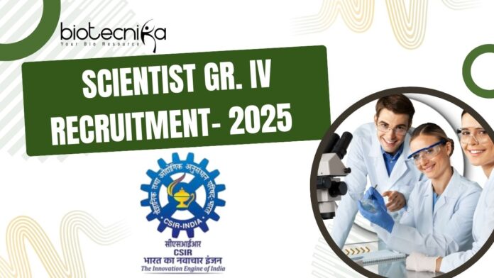 CSIR-IMTECH Scientist Recruitment 2025 – PhD in Natural Sciences Candidates Apply Online Now!