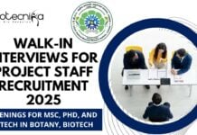 CSIR-NBRI Recruitment 2025 Walk-in for Project Posts