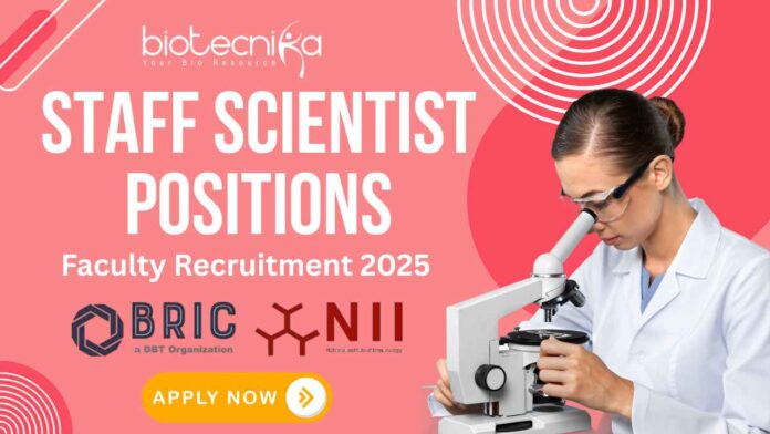 Careers for Scientists at NII 2025 Staff Scientist Openings - Apply Now!