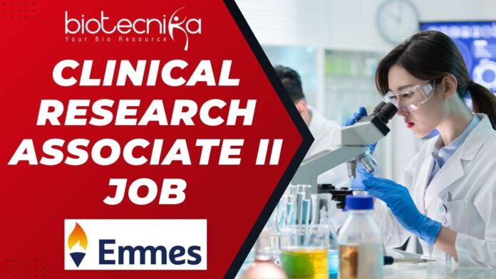 Clinical Research Associate II Job at Emmes India - Apply Online!
