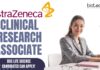 Clinical Research Associate at AstraZeneca, BSc Life Science candidates can apply!
