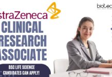 Clinical Research Associate at AstraZeneca, BSc Life Science candidates can apply!
