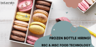 Frozen Bottle Food Tech Jobs
