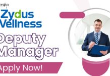 Deputy Manager -Zydus Wellness in Food Regulatory Affairs, Apply Now!