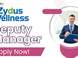 Deputy Manager -Zydus Wellness in Food Regulatory Affairs, Apply Now!