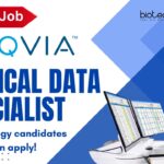 Fresher Clinical Data Specialist at IQVIA, BSc biology candidates can apply!