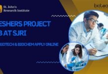 Freshers Project Job at SJRI