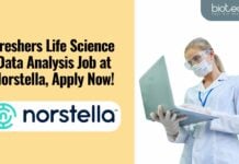 Freshers Life Science Data Analysis Job