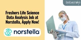 Freshers Life Science Data Analysis Job