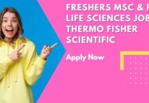 Freshers MSc & PhD Life Sciences Jobs