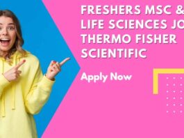 Freshers MSc & PhD Life Sciences Jobs