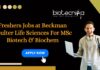 Freshers Jobs at Beckman Coulter Life Sciences For MSc Biotech & Biochem, Apply Now! Freshers Jobs at Beckman Coulter