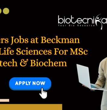 Freshers Jobs at Beckman Coulter