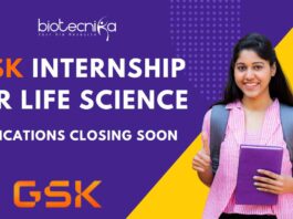GSK Literature Internship For Life Science Graduates