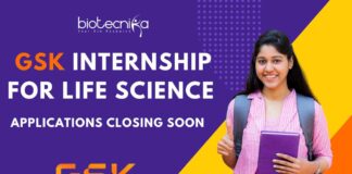 GSK Literature Internship For Life Science Graduates