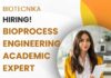 Bioprocess Engineering Jobs at Biotecnika