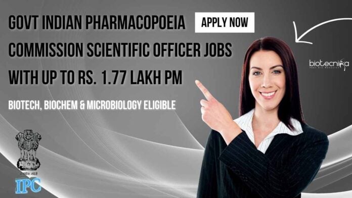 Govt Biotech Jobs IPC