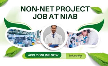 Non-NET Project Job at NIAB