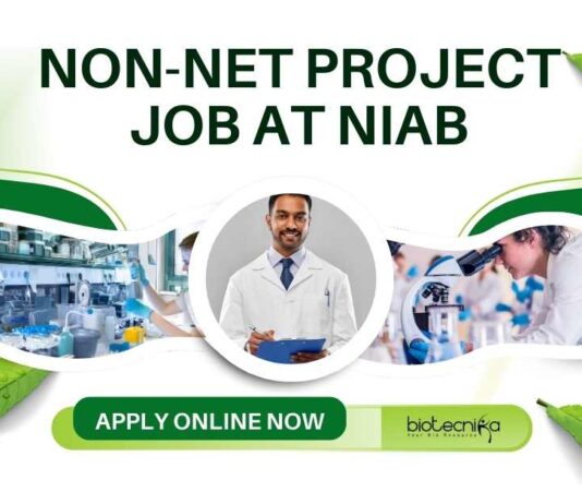 Non-NET Project Job at NIAB