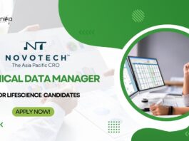Novotech Clinical Data Manager Job for B.Sc Lifescience - Apply!