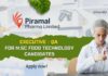 Piramal M.Sc Food tech job as Executive-QA - Apply now!