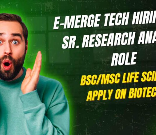 Life Sciences Jobs Chennai