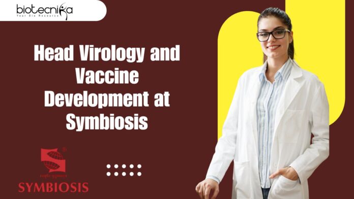 Head Virology and Vaccine Development at Symbiosis