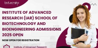IAR SBBE Admissions 2025 Open - Apply Online
